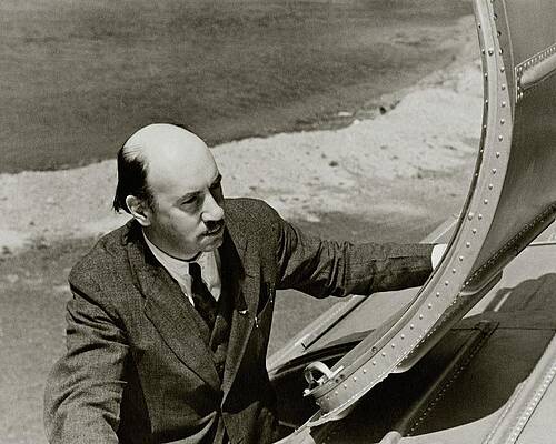 Wall Art featuring the photograph Igor Sikorsky On An Airplane by Lusha Nelson