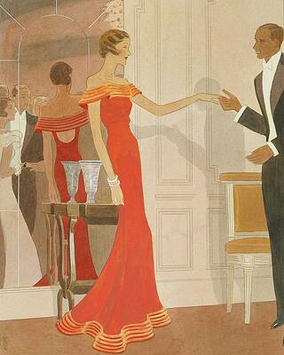 Elegant Evening Gathering Wall Art