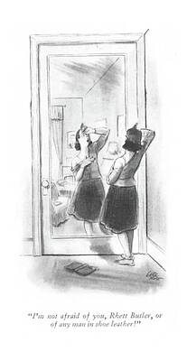 Teen Wall Art featuring the drawing I'm Not Afraid by Carl Rose