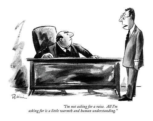 Professional Drawing - I'm Not Asking For A Raise by Eldon Dedini