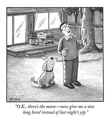 Sky Drawing - In His Backyard by Harry Bliss