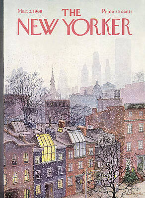 Winter Scene in New York City Painting