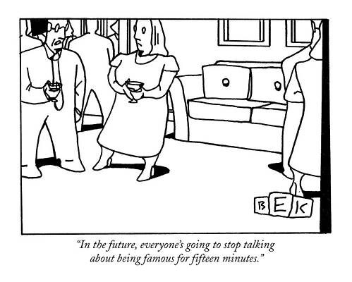 Future Drawing - In The Future by Bruce Eric Kaplan