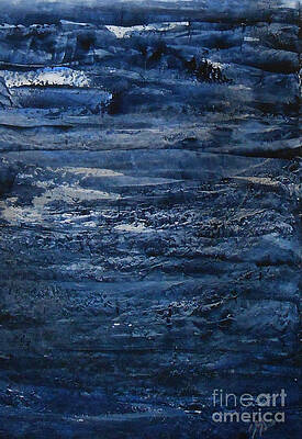 Wave Painting - In Too Deep by Jane See