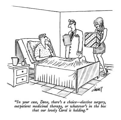 Wall Art featuring the drawing In Your Case by Tom Cheney