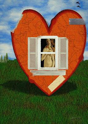 Wall Art featuring the painting Inner Beauty by Jeffrey Kolker