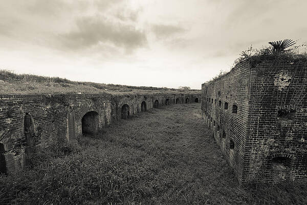 Historic Brick Fortification Photograph