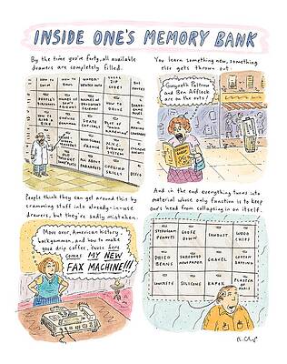 Inside One's Memory Bank Drawing