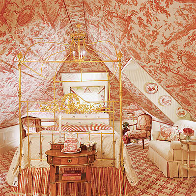 Illuminate Photograph - Interior Of Vintage Bedroom by Durston Saylor