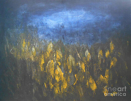 Sky Painting - Into The Blue by Jane See
