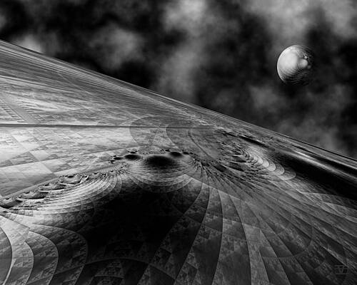 Unique Wall Art featuring the digital art Io by Vic Eberly