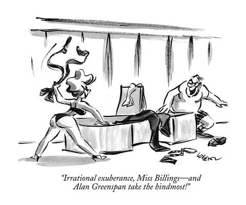 Underwear Drawing - Irrational Exuberance by Lee Lorenz