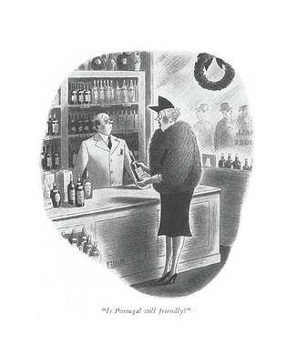 Europe Drawing - Is Portugal Still Friendly? by Richard Taylor