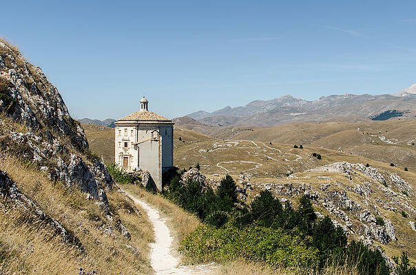 Architecture Photograph - In That Quiet Earth - An Italian Landscape by AM FineArtPrints
