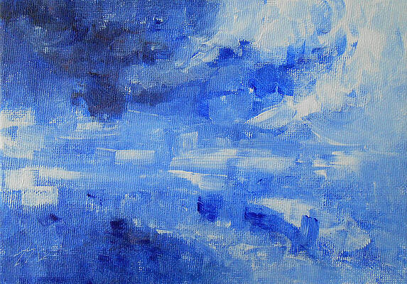 Sea Painting - It's A Beautiful Day - Diamond by Jane See