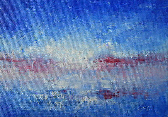 Sea Painting - It's A Beautiful Day - Crystal by Jane See
