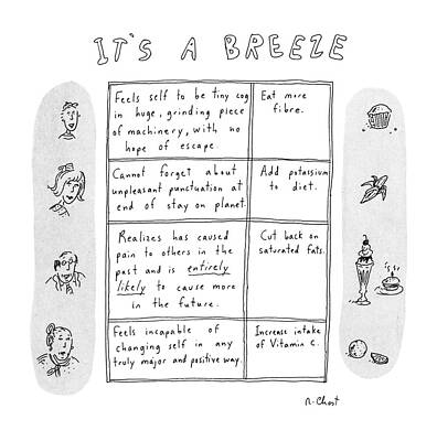 It's a Breeze Cartoon Wall Art