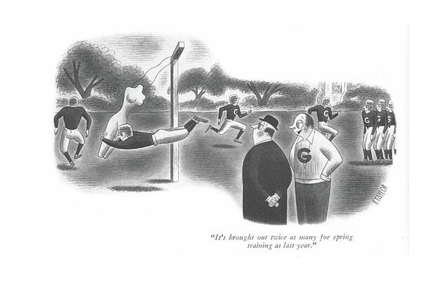 Naked Drawing - It's Brought Out Twice As Many For Spring by Richard Taylor