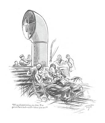 Europe Drawing - It's So Disappointing by Leonard Dove