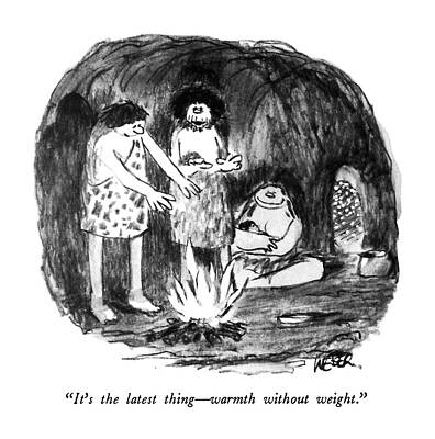 Invention Drawing - It's The Latest Thing - Warmth Without Weight by Robert Weber