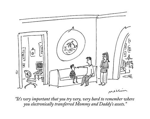 Family Financial Discussion Drawing