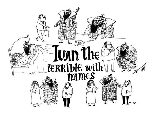 Ivan the Terrible Cartoon Wall Art