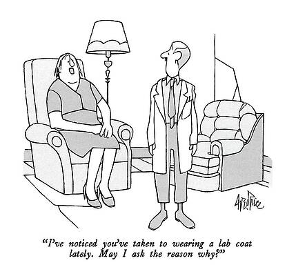 Doctor and Patient in Conversation Wall Art