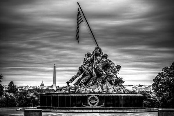 Iwo Jima Memorial in Washington DC Photograph