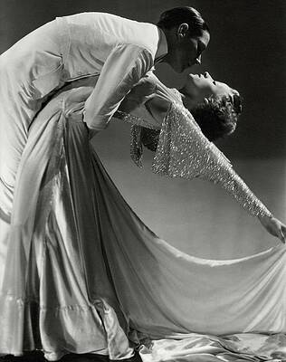 Elegant Ballroom Dance Embrace Photograph