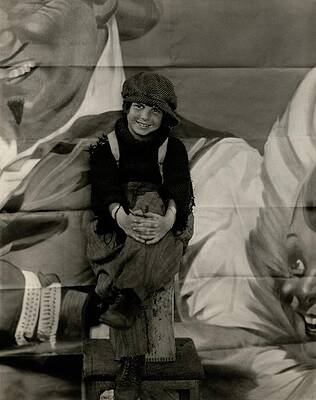 Teen Wall Art featuring the photograph Jackie Coogan Dressed As His Character Tim Kelly by Edward Steichen