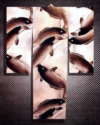 Antique Photograph - Japanese Kimono by Danny Evans