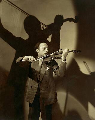 Jascha Heifetz Violin Performance Photograph