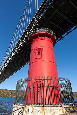 Wall Art featuring the photograph Jeffrey's Hook Lighthouse I by Clarence Holmes