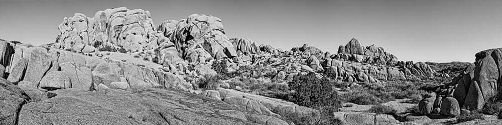 Winter Wall Art featuring the photograph Jumbo Rocks BW by Kelley King