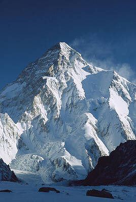 K2 At Dawn Pakistan by Colin Monteath