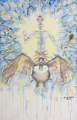 Hindu Astrology Painting - Ketu The South Node by Srishti Wilhelm