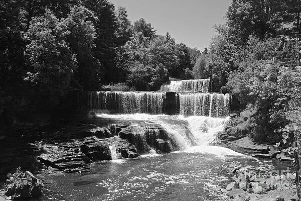 Summer Photograph - Keuka Trail Waterfall by William Norton