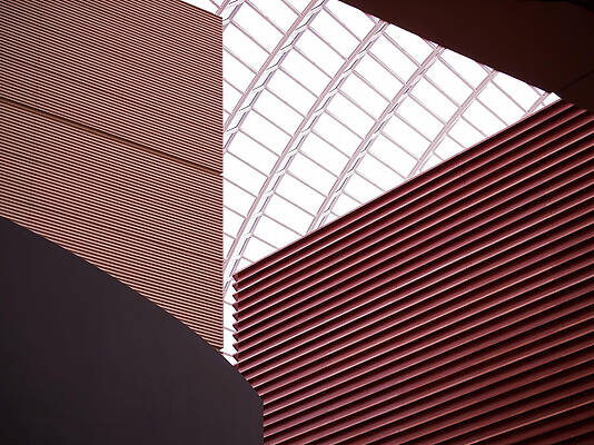 Wall Art featuring the photograph Kimmel Center Geometry by Rona Black