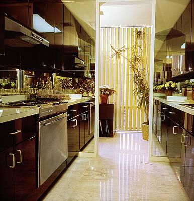 Tower Photograph - Kitchen In Olympic Tower by Horst P. Horst