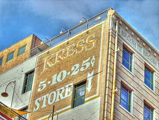 Historic Kress Store Signage Wall Art