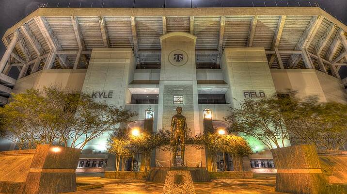 Kyle Field at Night Wall Art