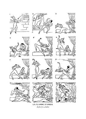 Lover Drawing - La Flamme D'amour

A Plot For A Ballet by Rea Irvin