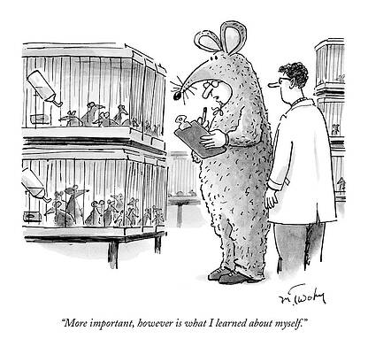 Scientist in a Mouse Suit Wall Art