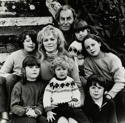Lady Antonia Fraser and Family Portrait Photograph