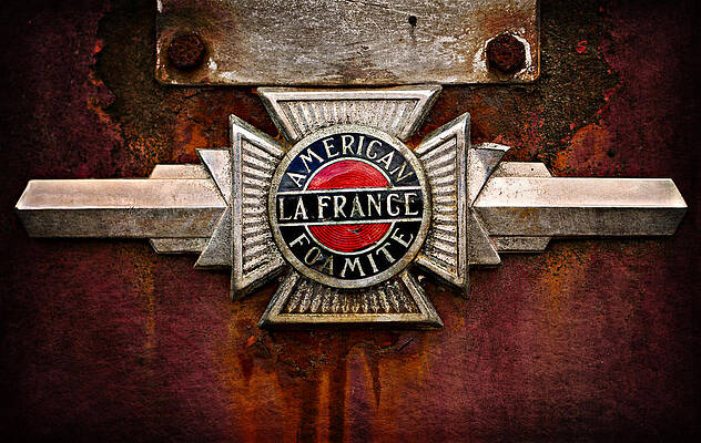 Vintage American LaFrance Emblem Wall Art