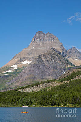 Glacier National Park Photograph - Lake Sherburne In Glacier National Park by Natural Focal Point Photography