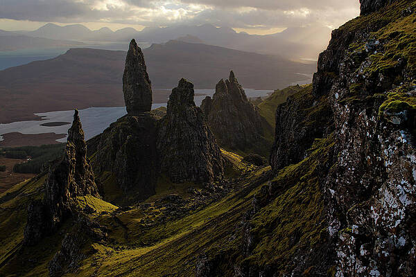 Wall Art featuring the photograph Landscapes On The Isle Of Skye by Dan Kitwood