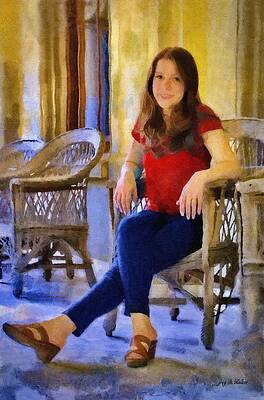 Wall Art featuring the painting Laura by Jeffrey Kolker