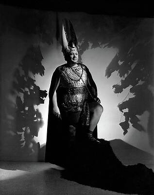 Lighting Wall Art featuring the photograph Lauritz Melchior In Costume by Horst P. Horst