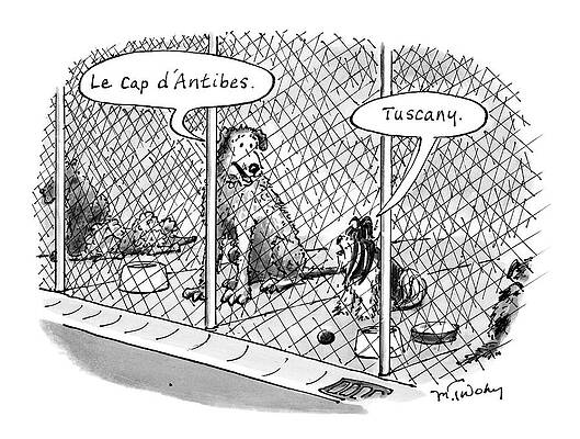 France Drawing - 'le Cap D'antibes.'
'tuscany.' by Mike Twohy